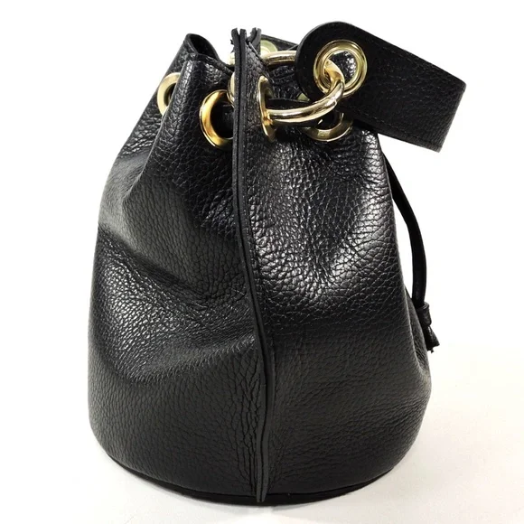 ANNA PAOLA 🇮🇹 WOMENS BLACK SOFT LEATHER HANDBAG - Picture 2 of 6